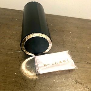 Bulgari eyeglass case with cleaning cloth